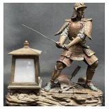 Japanese Samurai Kenjutsu Statue Resin Lamp