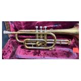 Vintageï¿½Sherwood Cornetï¿½w Case & Recital Books