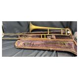 Vintage Olds Ambassador Trombone w Case