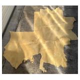 Tanned Leather Hide Scrap Piece 4ft x 3ft