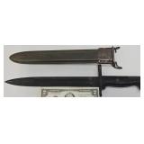 M1 Garand Bayonet w Matching M7 Sheath