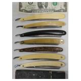 7 Vintage Straight Razors - Wm. Elliot, Oscar's +