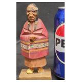 Hand-Carved Native American Folk Art Figurine