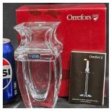 Orrefors Cristal De Sevres Swedish Crystal Vase