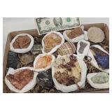 Mineral & Fossil Collection w Various Specimens