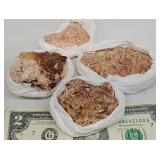 4 Pink Rose Barite Crystal Specimens