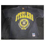 Vntg Pittsburgh Steelers Nutmeg Mills T-Shirt Sz L