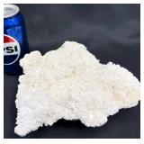 Precipitated White Cave Aragonite w UV Reaction