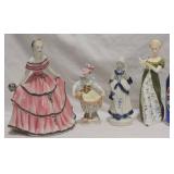 4 Lady Porcelain Figurine - Dresden, Royal Doulton