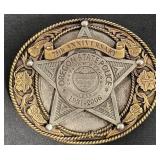 Oregon State Police 75th Anniversary Buckle