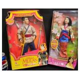 2 Disney Mulan Dolls - Blossom Beauty +