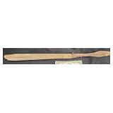 Rustic Iron Spearhead w Wooden Handle