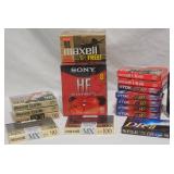 25 New Audio Cassette Tapes - Maxell, Sony, TDK