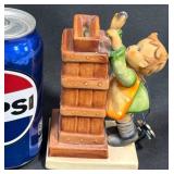 Vntg Goebel Hummelï¿½Little Thrifty Bank w Key