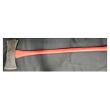 Nice Collins Double-Bit Axe w Red Handle