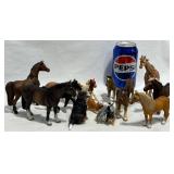 15 Schleich Animal Figurines - Dogs, Horses & More