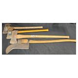 4 Assorted Vintage Axes & Hatchets