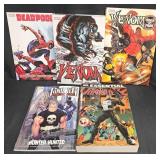 5 Marvel  Graphic Novels Graphic, Trade Paperbacks