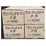 4 Boxes 1990 Fleer Football Cards 1-400