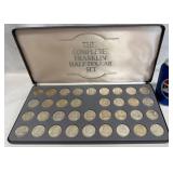 The Complete Franklin Half Dollar Set w Case