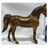 Large Vintage Metal Carnival Horse Figurine