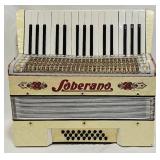 Vintage Germanï¿½Soberanoï¿½Piano Accordion w Case