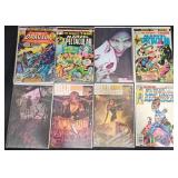 8 Vintage Comic Books - Marvel & Horror-Themed