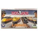 Sealed Monopoly Lionel Train Board Game