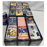 Baseball Card Lot w Box Approx 1,600 Cards