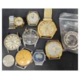 Vintage Watch Lot, Band - Bulova, Medana, Endura+
