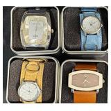 4 Watches w Boxes - Andres Francois, Sevil
