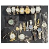 Assorted Watches & Pocket Watches Collection