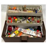 Umco Tackle Box w Fishing Gear & Lures
