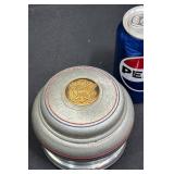 Vintage Musical Powder Box w U.S. Seal Emblem
