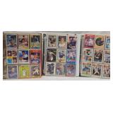 3 Baseball Card Binders w Star Players, Red Socks