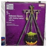5 Ft Halloween Classics LED Bubbling Cauldron