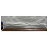 25" Model Train Display Case w Track Base