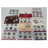 Assorted US Mint Uncirculated Coin Sets 1976-1992