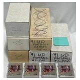 1991 UD Football Cards & Joe Montana Sets
