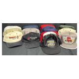 13 Vintage Hats w Trucking Logos & Designs