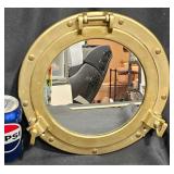Solid Brass Nautical Porthole Mirror