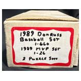 1989 Donruss Baseball Set 1-600 & MVP