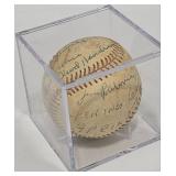 Baseball Signed by MLB Players w Display