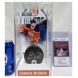 Connor McDavid Signed Hockey Puck