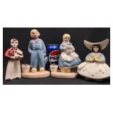 4 Vintage Ceramic Figurines - Squire & Goldammer