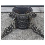 Vintage Ornate Cast Iron Christmas Tree Stand