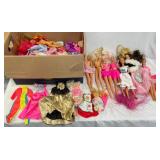 Assorted Barbie Dolls, Clothes & Accessories