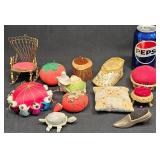 Assorted Vintage Pincushions w Unique Designs