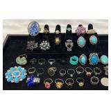 Assorted Fashion & Statement Rings