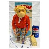 Vntg Frankie Roller Skating Monkey w Remote & Box